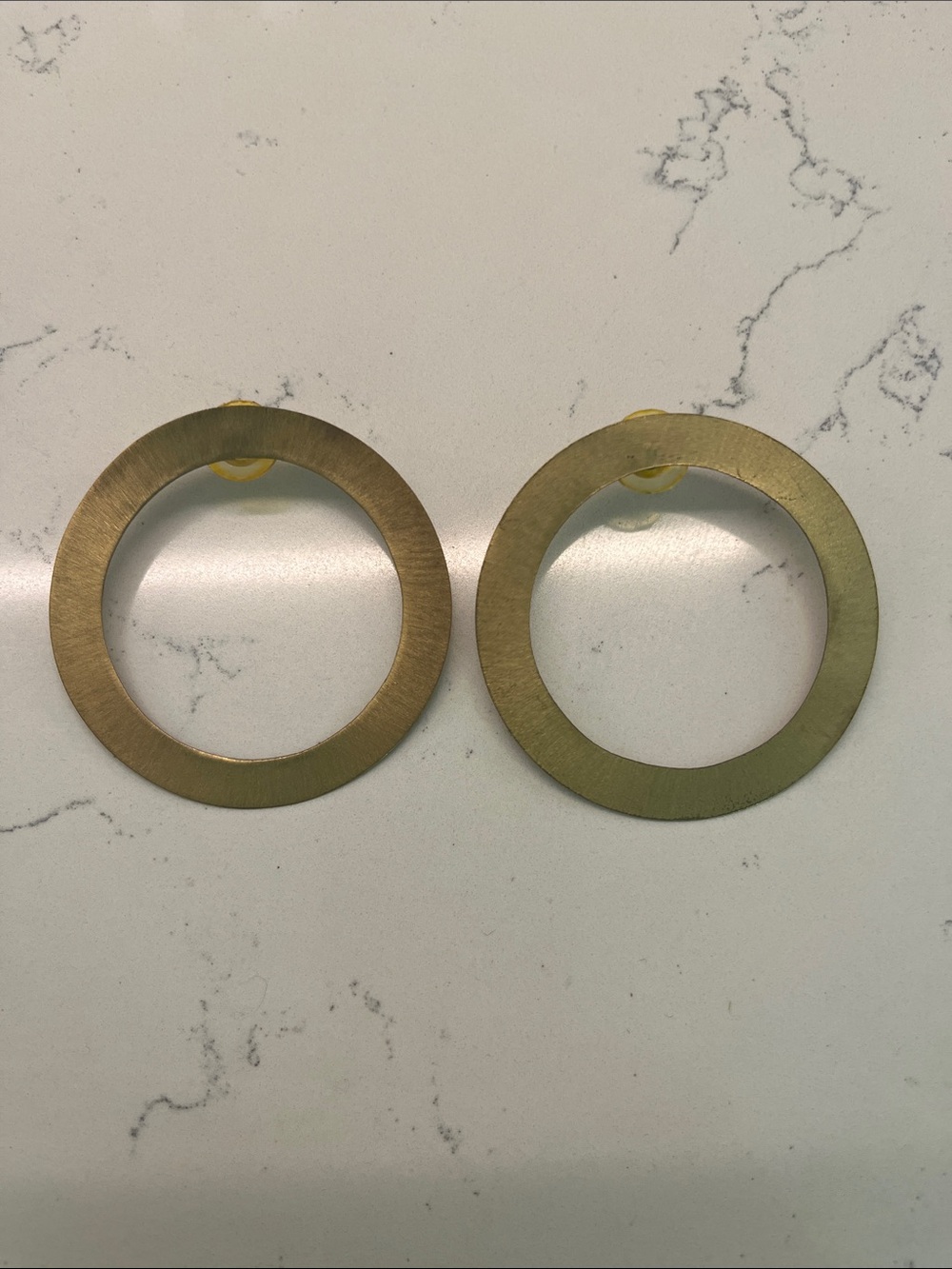 Bronze Circular Hoop Earrings - from Chile